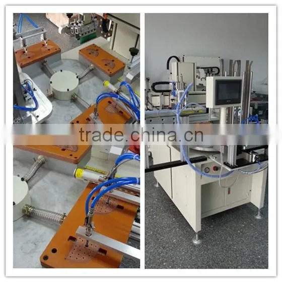 single color plastic ruler automatic screen printing machine with uv curing