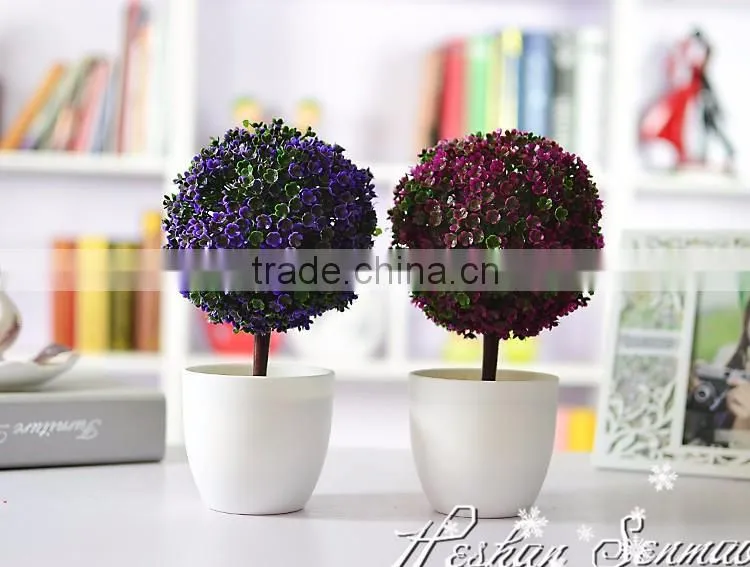 high simulation table centerpieces artificial potted mini bonsai tree