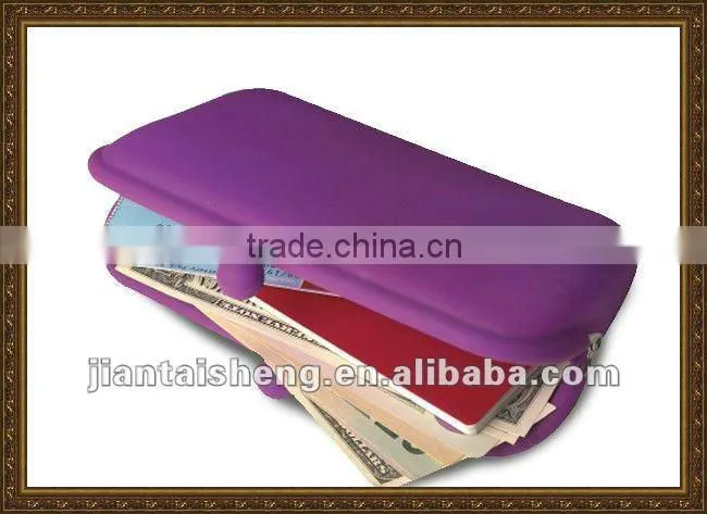 Silicone cell phone pouch, colorful silicone bag