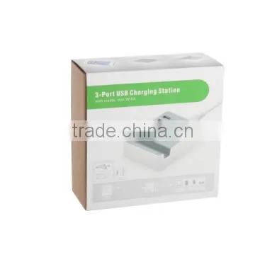 2015 NEW super-Speed 3 Port 2.0 USB Hub charger with cradle