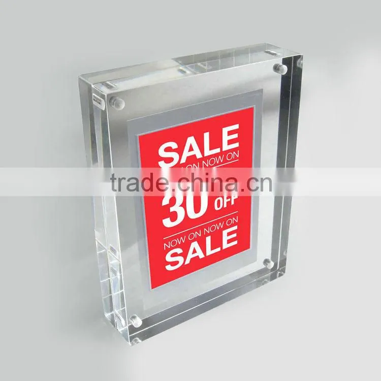 Poster holders, plexiglass poster holder, postcard display stands