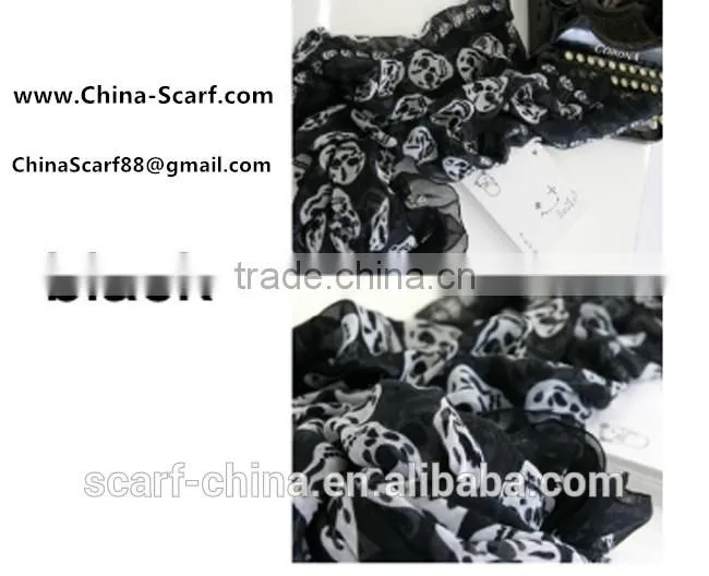 Kito scarf skull shawl scarf