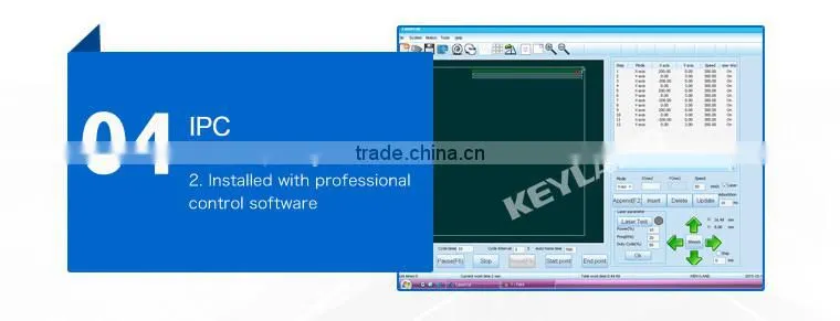 Keyland Solar Cell Fiber Laser Scribing Cutting Machine