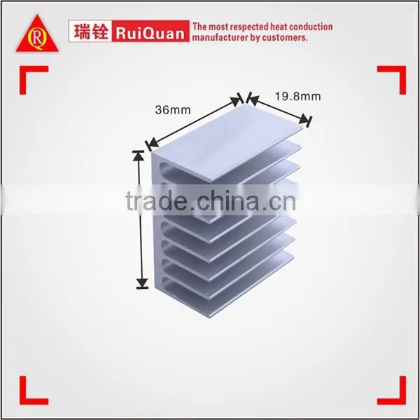 Lowest industrial aluminum profile with cutting process Heatsink
