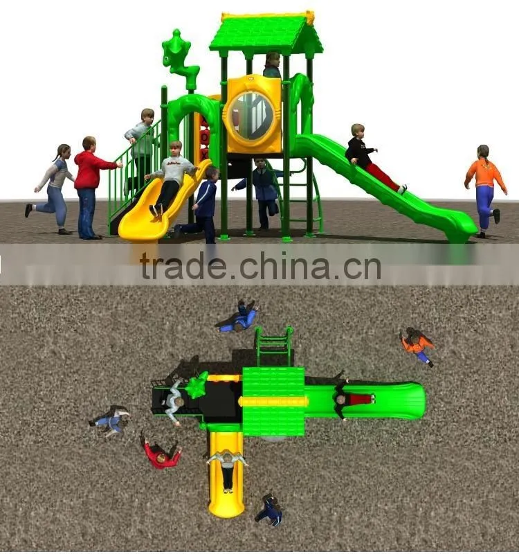 Children Outdoor Plastic Playground Equipment