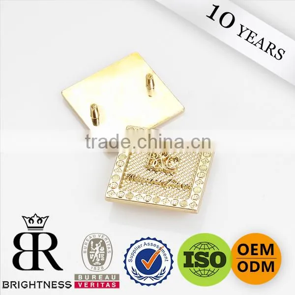 Custom metal logo small national brand logos