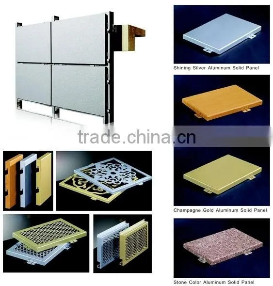 ACEBOND Good Technology perforated aluminum metal curtain wall carved station