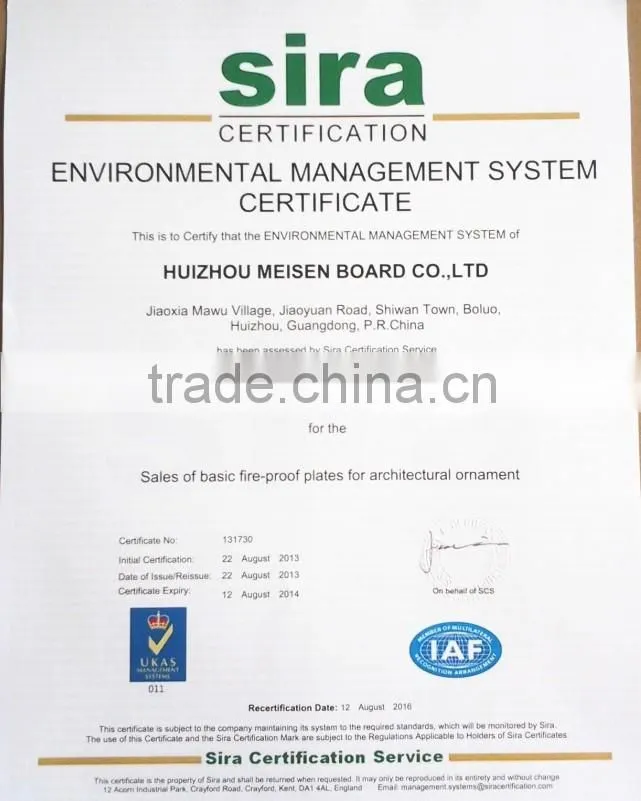 Hot fireproof magnesium oxide sheet,manesium sheet