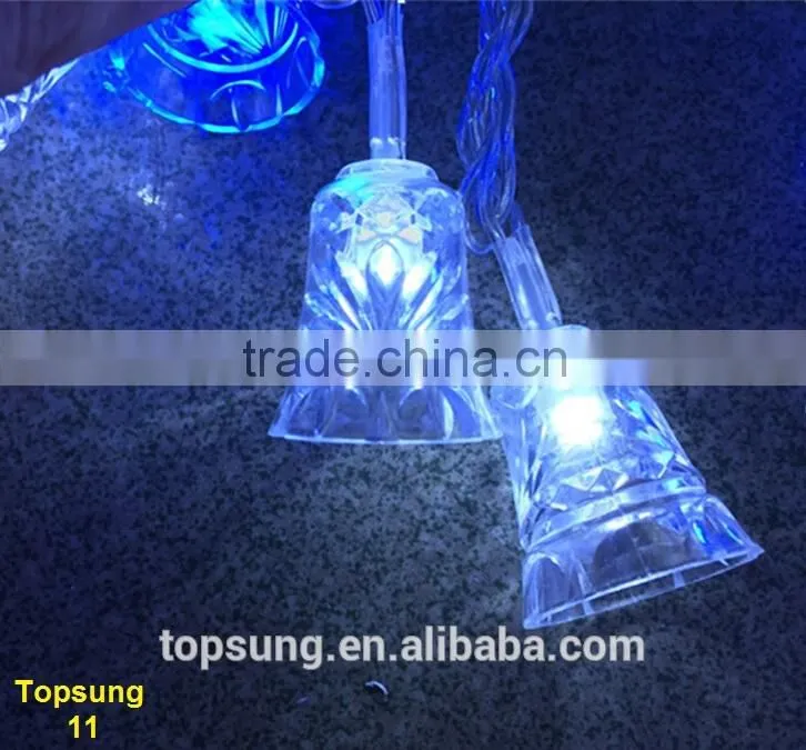 Strong PVC 68 leds white outdoor string lighting for outdoor