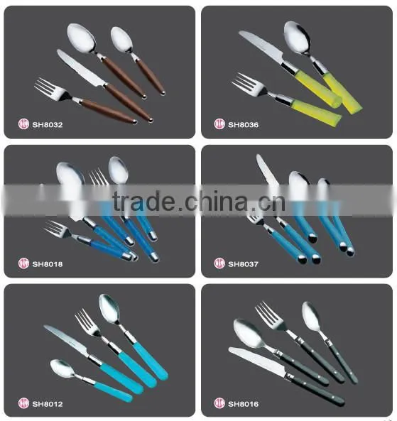 Stainless Steel Gold Plated cutlery sets