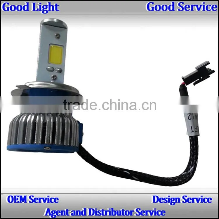 ovovs Super bright DC24V 12V 24w car led headlight 2600LM H4 h1 h3 for Motorcycle parts