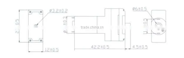 Micro vacuum diaphragm pump 6v dc