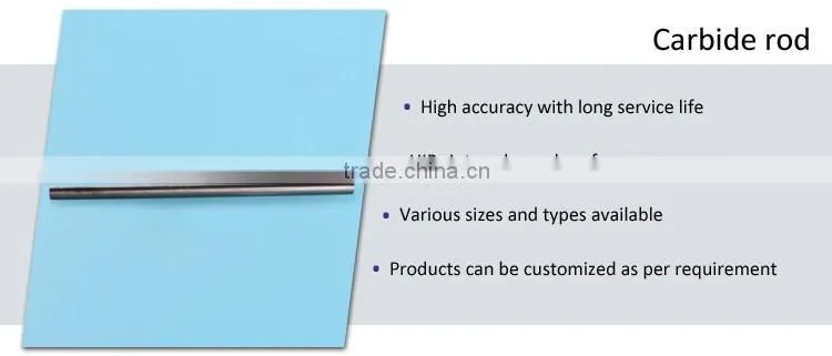 YG6X ungrounded tungsten carbide rod in stock for sale