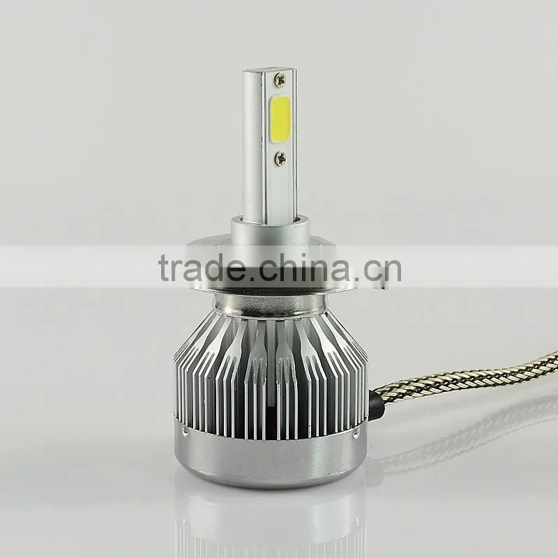 1 pair 30W 3000lm H7 COB LED Car Headlights Kit Auto Front Light H7 Fog Bulb Automotive Headlamp h8 h9 h11 9005 hb3 9006 hb4