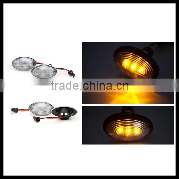 LED Side Marker Lights Lamps Fit 2006-2013 MINI Cooper R53