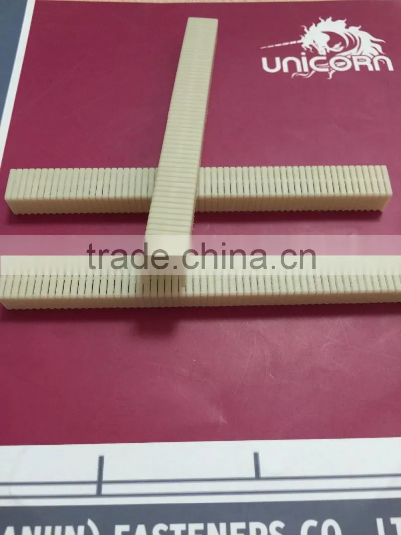 12.7mm 13mm crown width plastic staples
