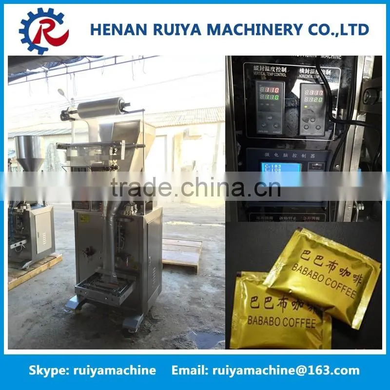 Small sachets coffee powder packing machine
