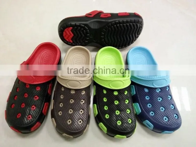 2016 casual EVA clogs, double colors clogs for adult size, sport clogs shoes