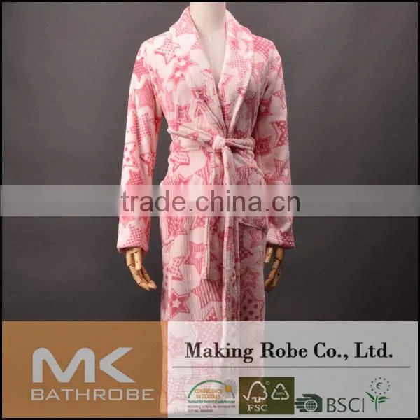 Girls Printed Coral Fleece Nightdress