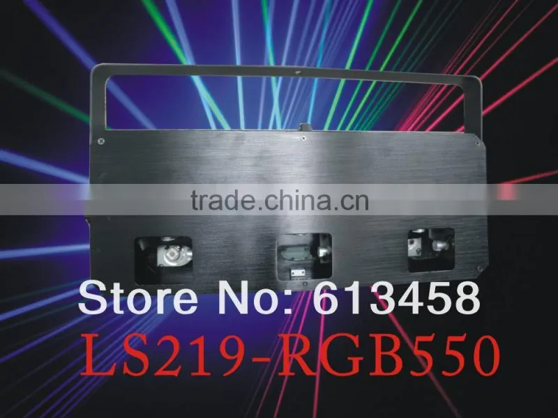 Three Lens Three Colors Laser Stage Lightings for Disco Party