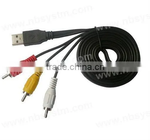 USB to 3RCA cable