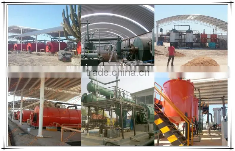 Waste tyre pyrolysis machine to oil with high profitable