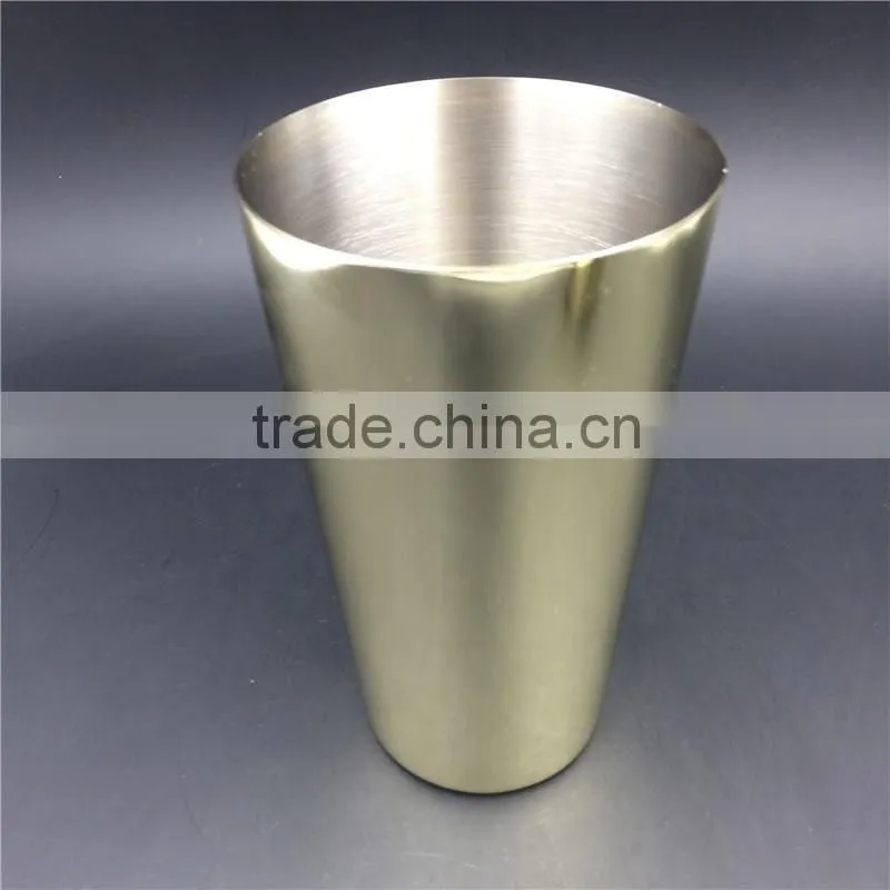 900ml gold plated cocktail shaker stainless steel bar tools
