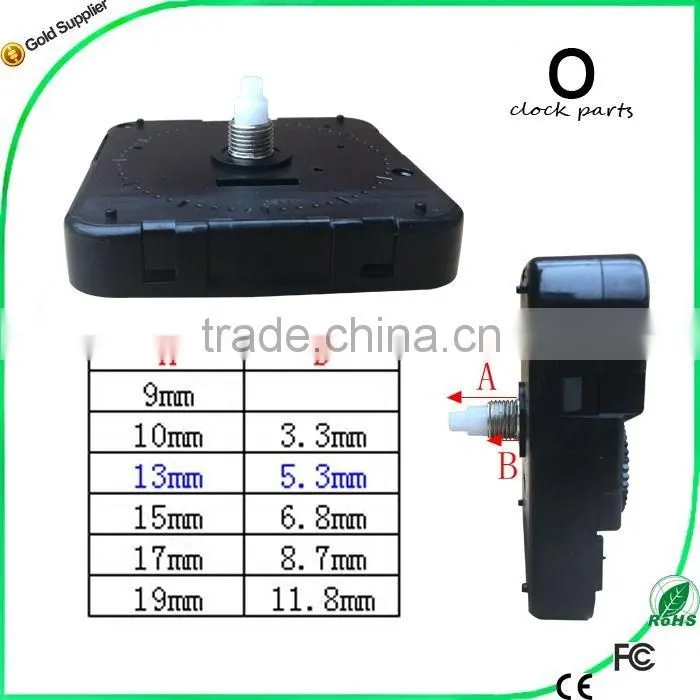 Super Silent Sweep Clock Movement Top Quality