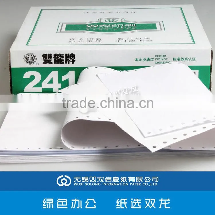 sales invoices, invoice paper, computer print paper with holes