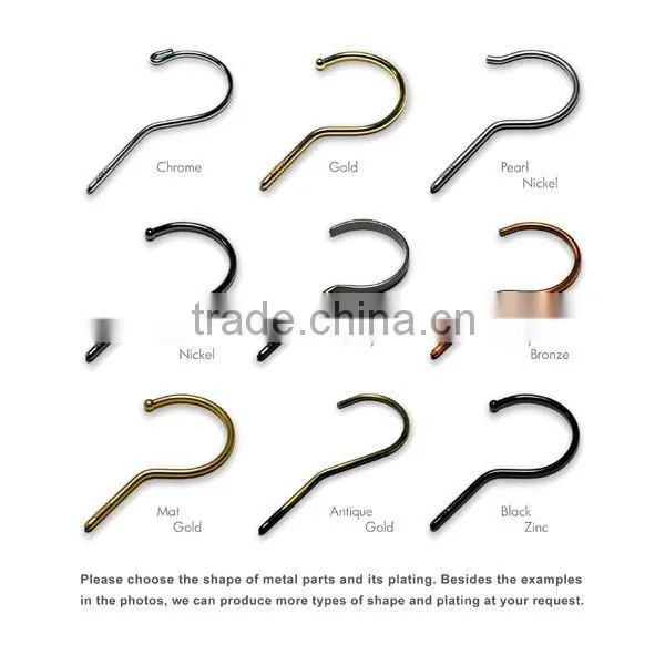 Japanese Metallic Lingerie Hanger with Clips for Luxury Sports Wear