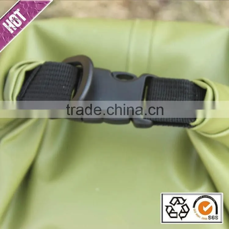 Hot selling custom logo outdoor camping hiking dry bag with shoulder strap