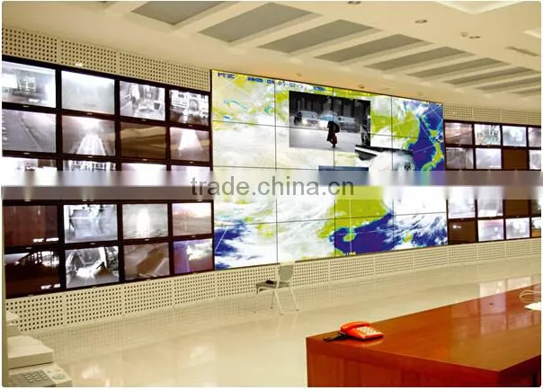 6.7mm 55 inch narrow bezel splicing LCD video wall/TV wall with rich interface for indoor