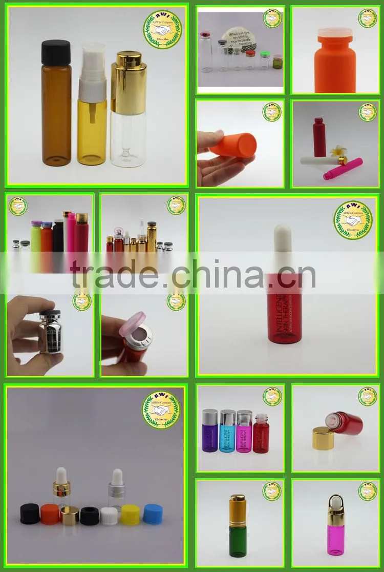 hot pack black glass spray bottle for cosmetic container