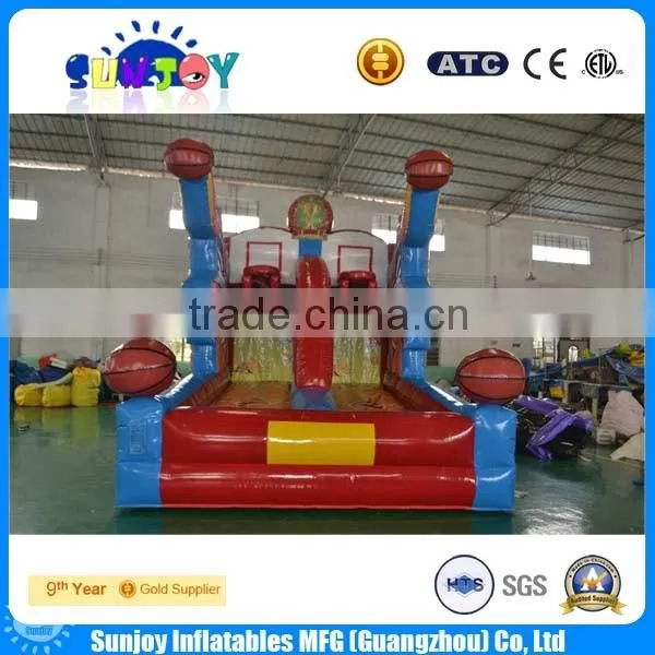 Sunjoy new product embroidery design 3 Meters double entrance inflatable zorb ball