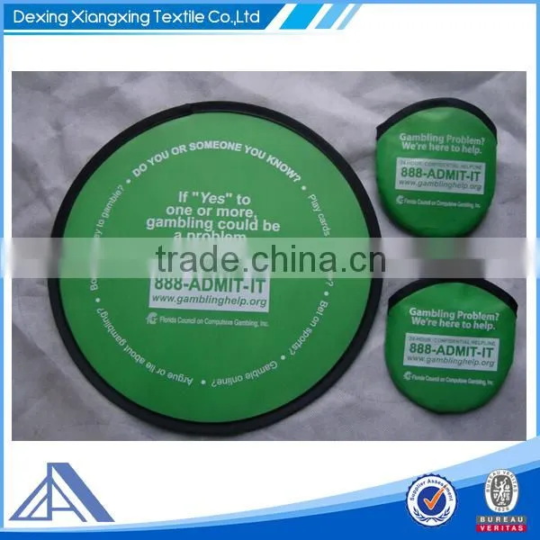 fashion fun nylon foldable frisbee