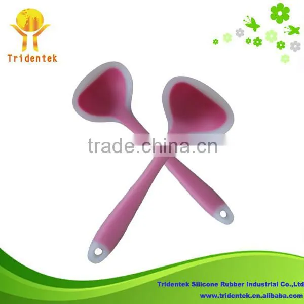 Eco-friendly food grade 3 piece silicon spatula set