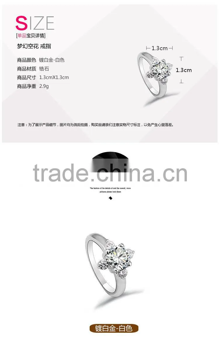 2015 unique friendship rings with factory price jewerly 40123-1