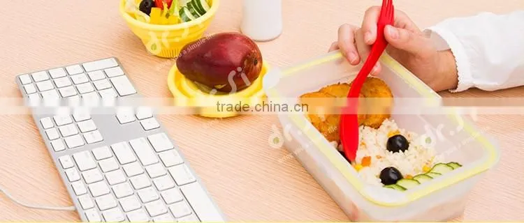 Office BPA Free Silicone Food Packaging Containers