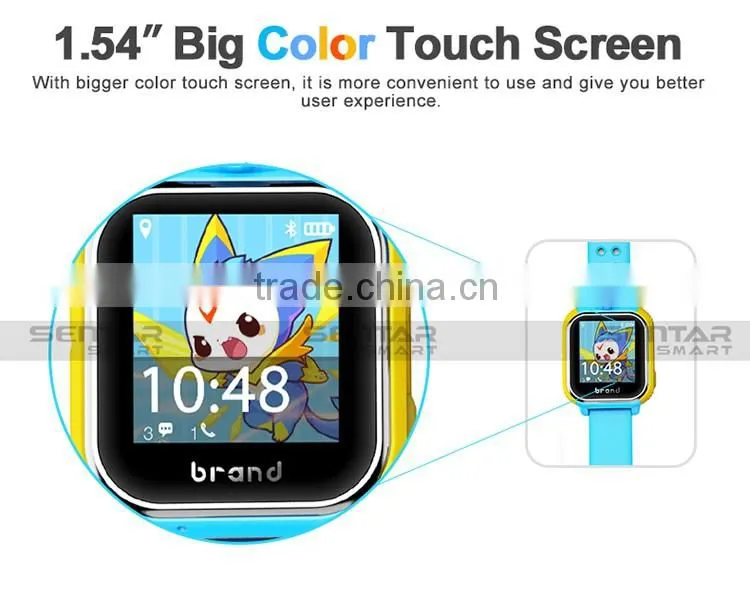 2016 CE/RoHS Wrist Phone For Kids GPS Tracker 3g GPS Phone Watch