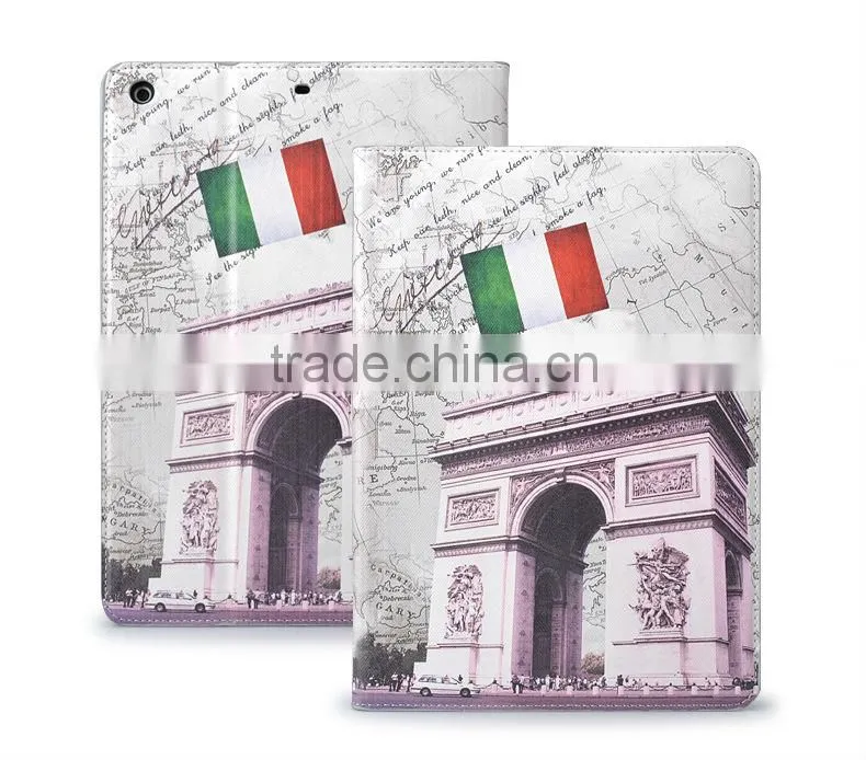 2014 New design belt clip leather case for ipad air tablet case cover for ipad case