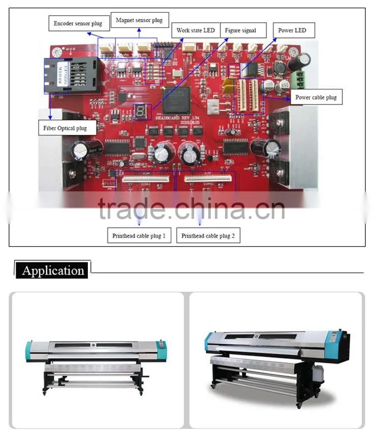 Original UD-1612LC UD1812LC UD2512LC UD3212LD galaxy printer head board