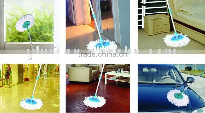Mult-function 360 spin magic microfiber flat mop with wringer bucket