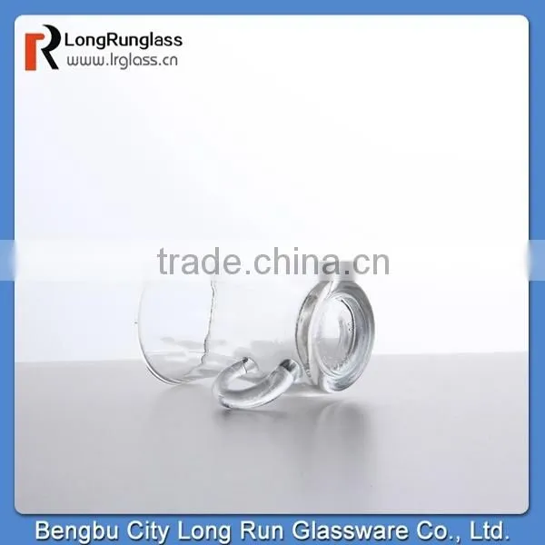 LongRun 2oz dinner use small spirits decanter glass cup with handle,wholesale