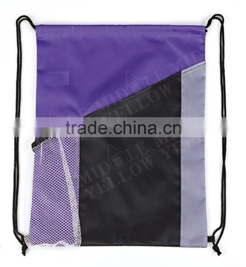 2016 xiamen cheap promotional drawstring bags large fabric drawstring gym bag