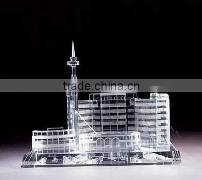 2016 Best selling innotative design new product crystal building model