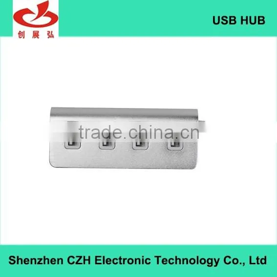 Aluminium casing usb-c hub, 4- port type c hub change to driver download usb 2.0 hub from for Macbook with LED indicators