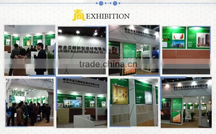 Top quality factory price wood grain cement board