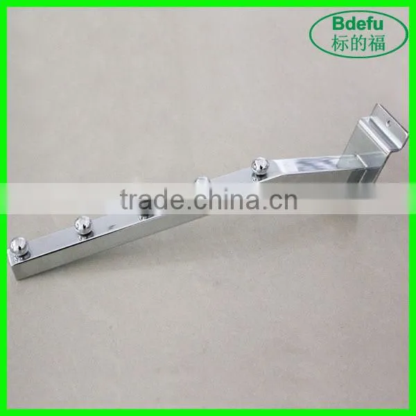 Slat slot clothes hooks metal display