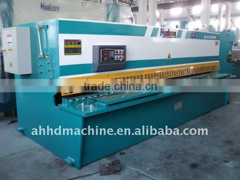 QC12K series hydraulic CNC pendulum plate shearing machine