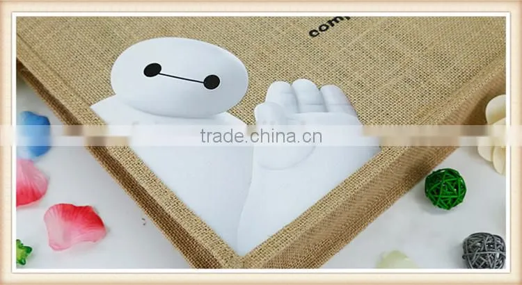 2015 new style Baymax jute shopping bag